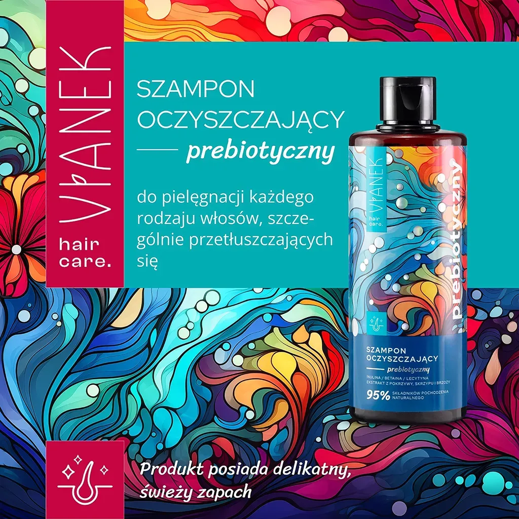 Vianek Prebiotisk renseshampoo fedtet hår