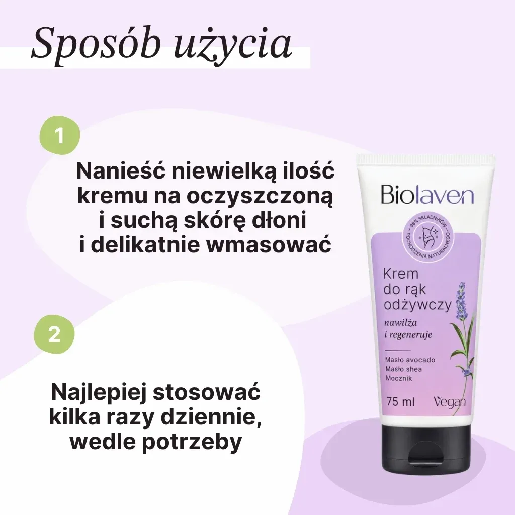 Biolaven håndcreme 75 ml lavendel tørre hænder