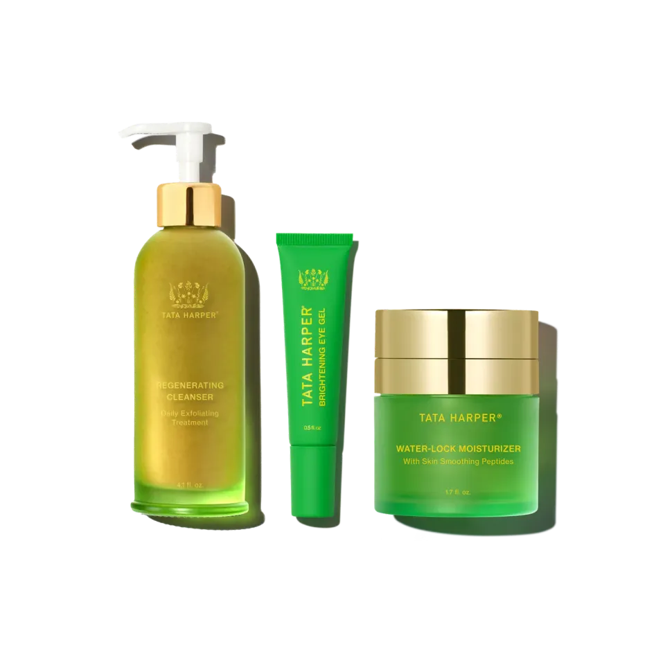 Tata Harper Instant Radiance Ritual ansigtssæt glød