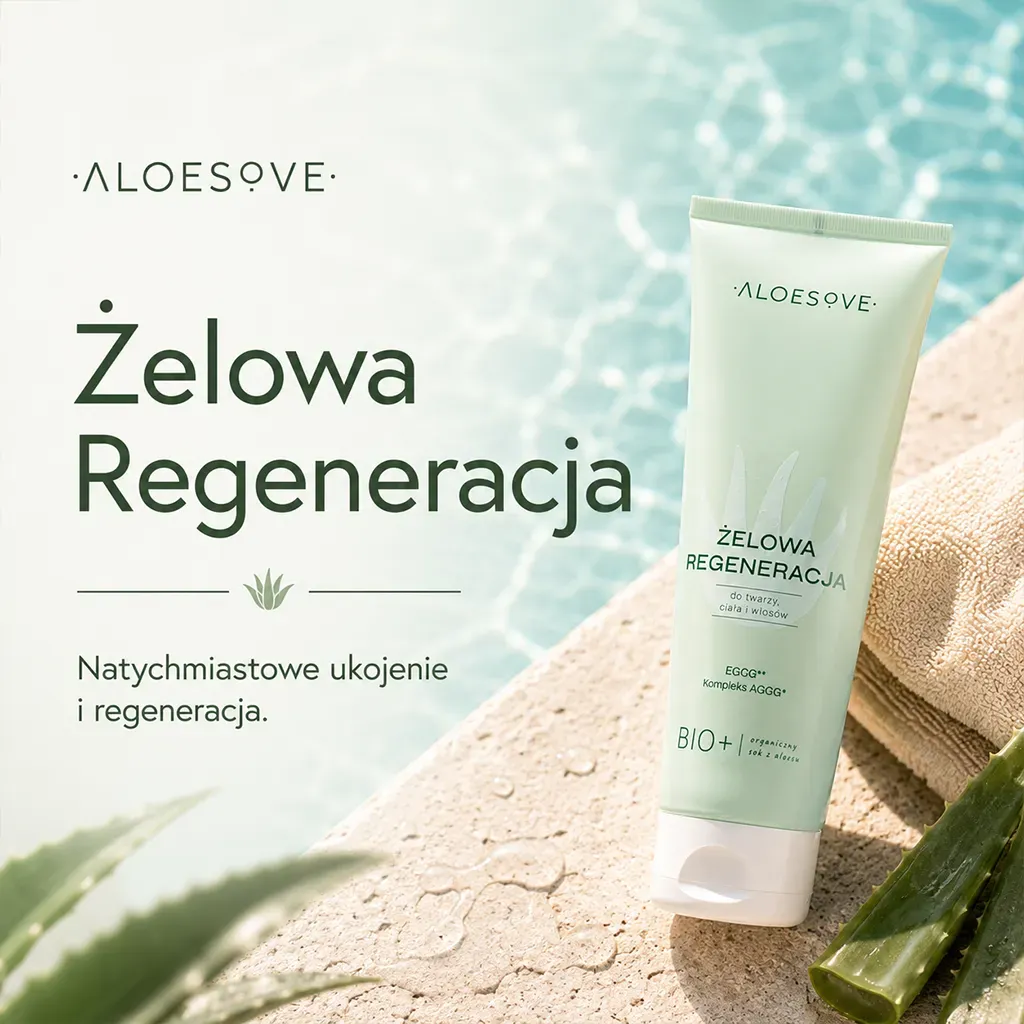 Sylveco Aloesove After Sun kropssæt 4 dele med aloe
