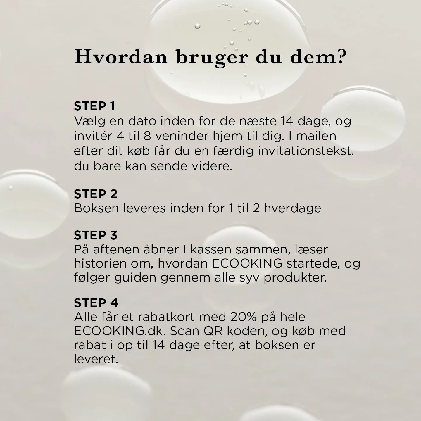 Ecooking Venindeboksen sæt 7 produkter parfumefri