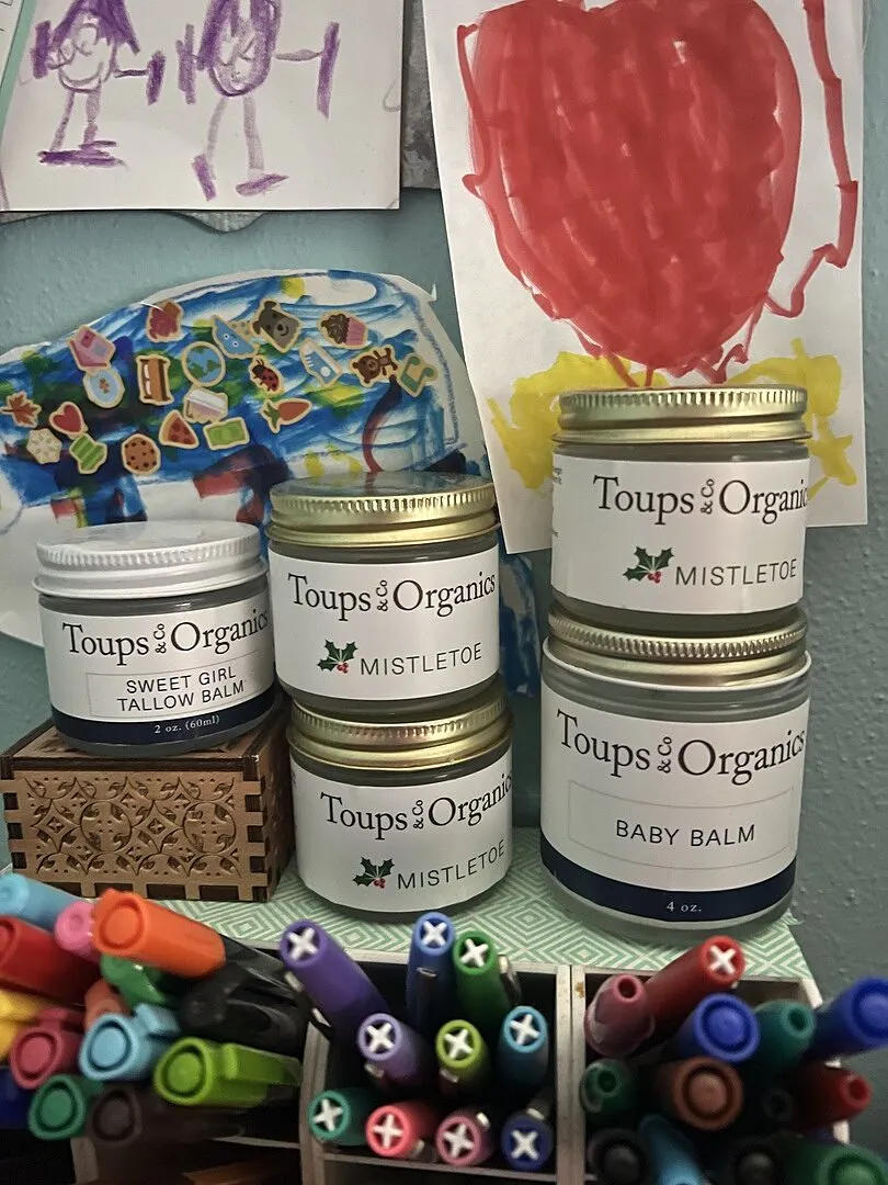 Toups and Co. Organics Travel Tallow Set hudbalm mini 3 dufte