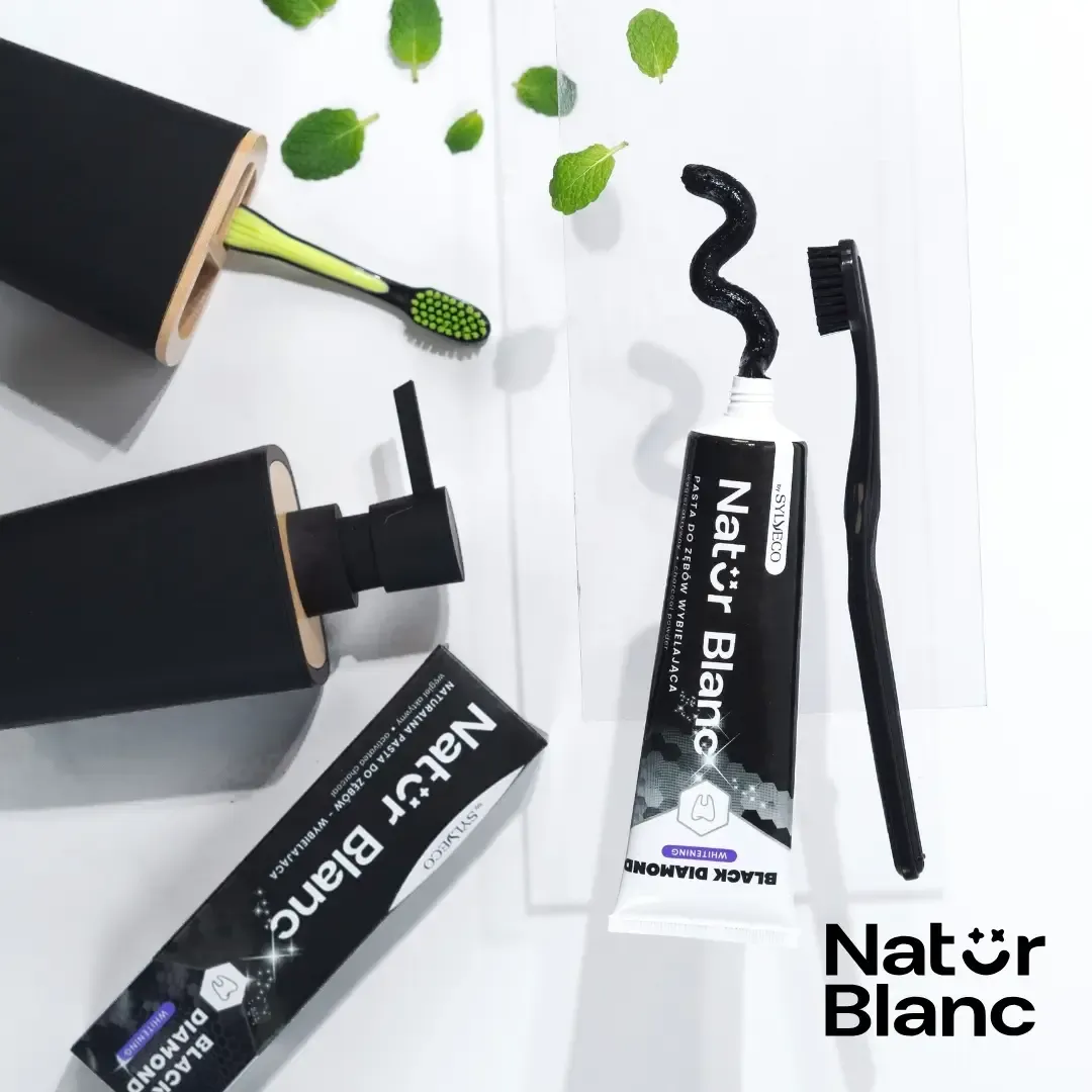 Sylveco Natur Blanc Black Diamond tandpasta aktivt kul