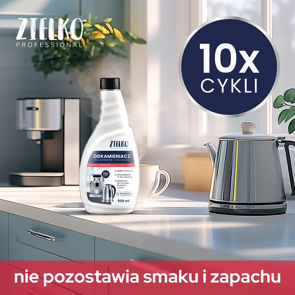 Zielko afkalker til espressomaskine og elkedel