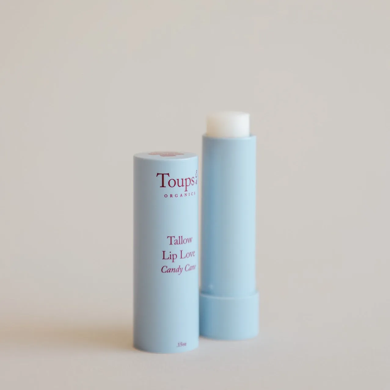 Toups Tallow Lip Love Candy Cane læbepomade pebermynte