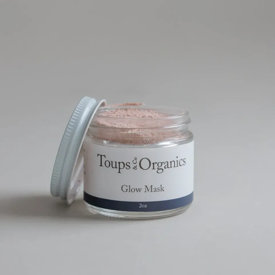 Toups and Co. Organics Glow ansigtsmaske ler detox