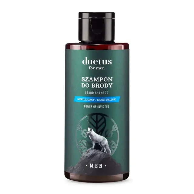 Duetus For Men skægshampoo fugtgivende appelsinolie