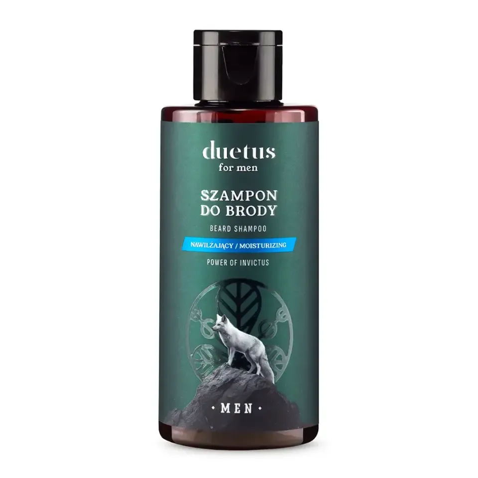 Duetus For Men skægshampoo fugtgivende appelsinolie