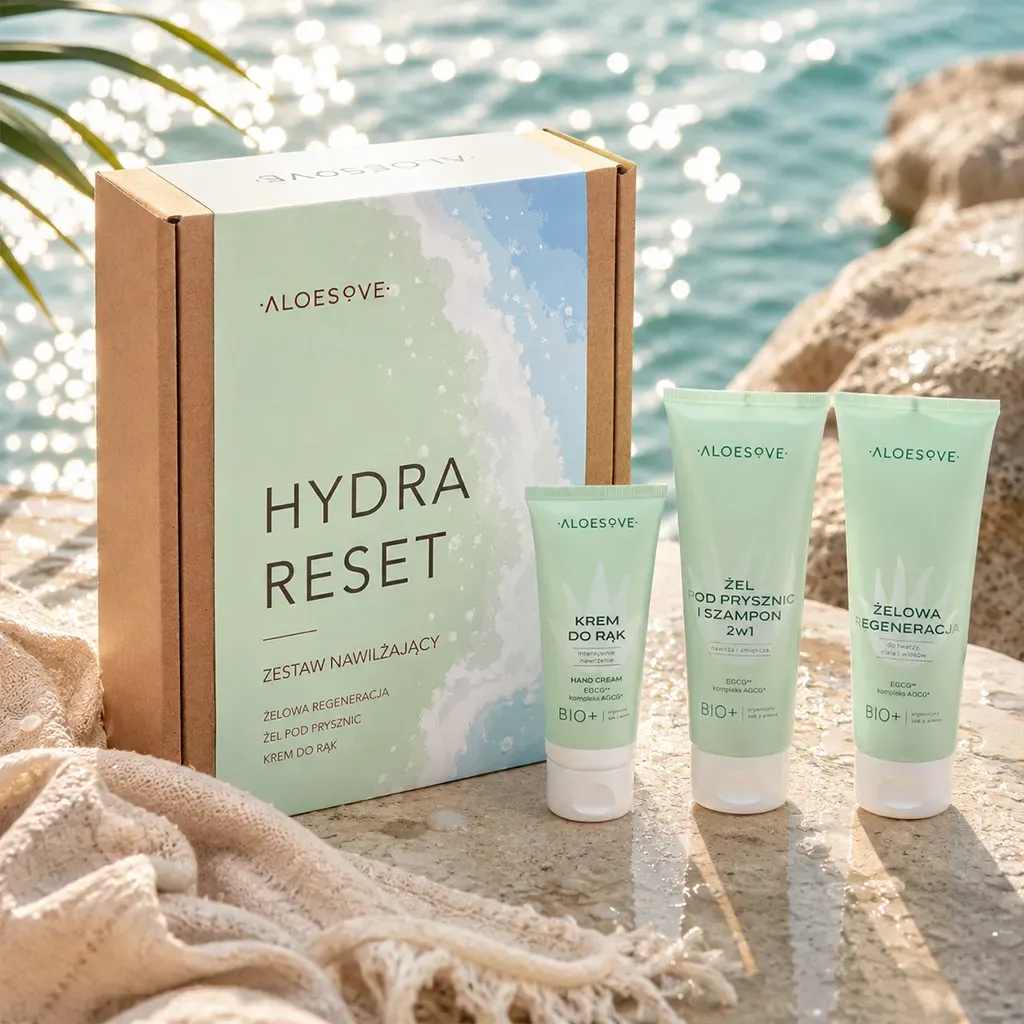 Sylveco Aloesove Hydra Reset kropssæt 3 dele aloe