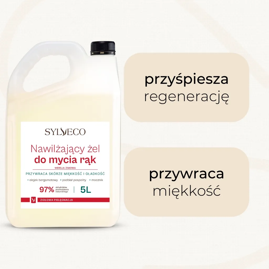 Sylveco Vinter Fugtgivende håndsæbe 5L kanel-fyr