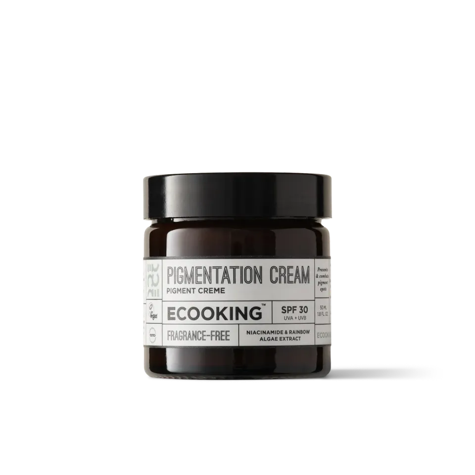 Ecooking Pigment Creme dagcreme SPF 30 parfumefri mod pletter