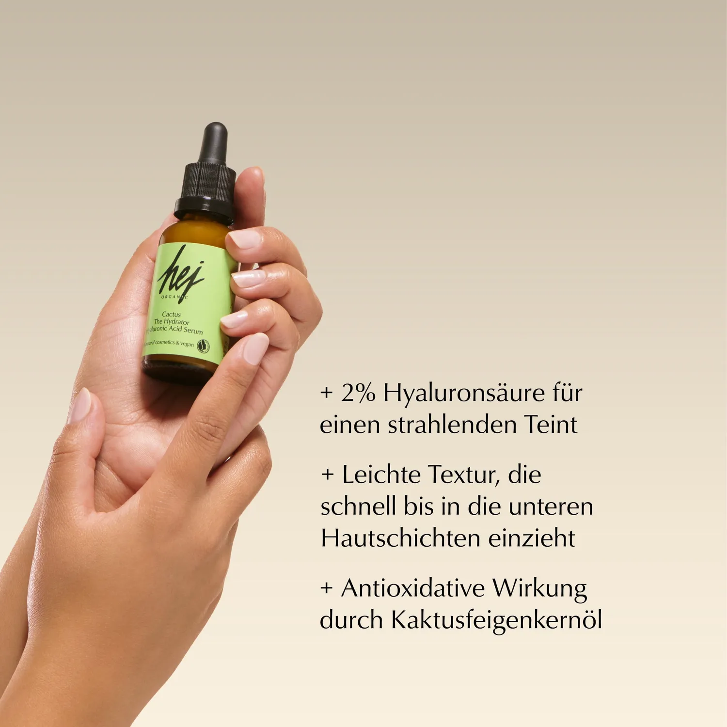 Hej Organic The Hydrator ansigtsserum 30 ml kaktus