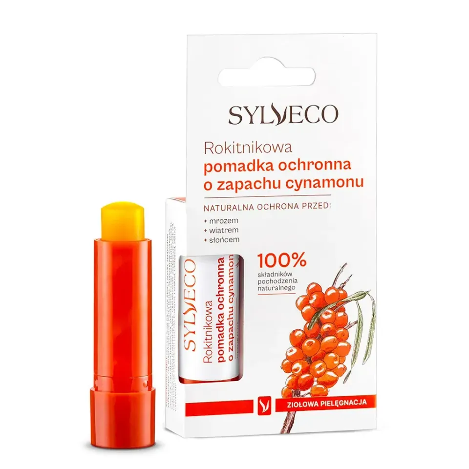 Sylveco Havtorn læbepomade kanel beskyttende 4,6 g