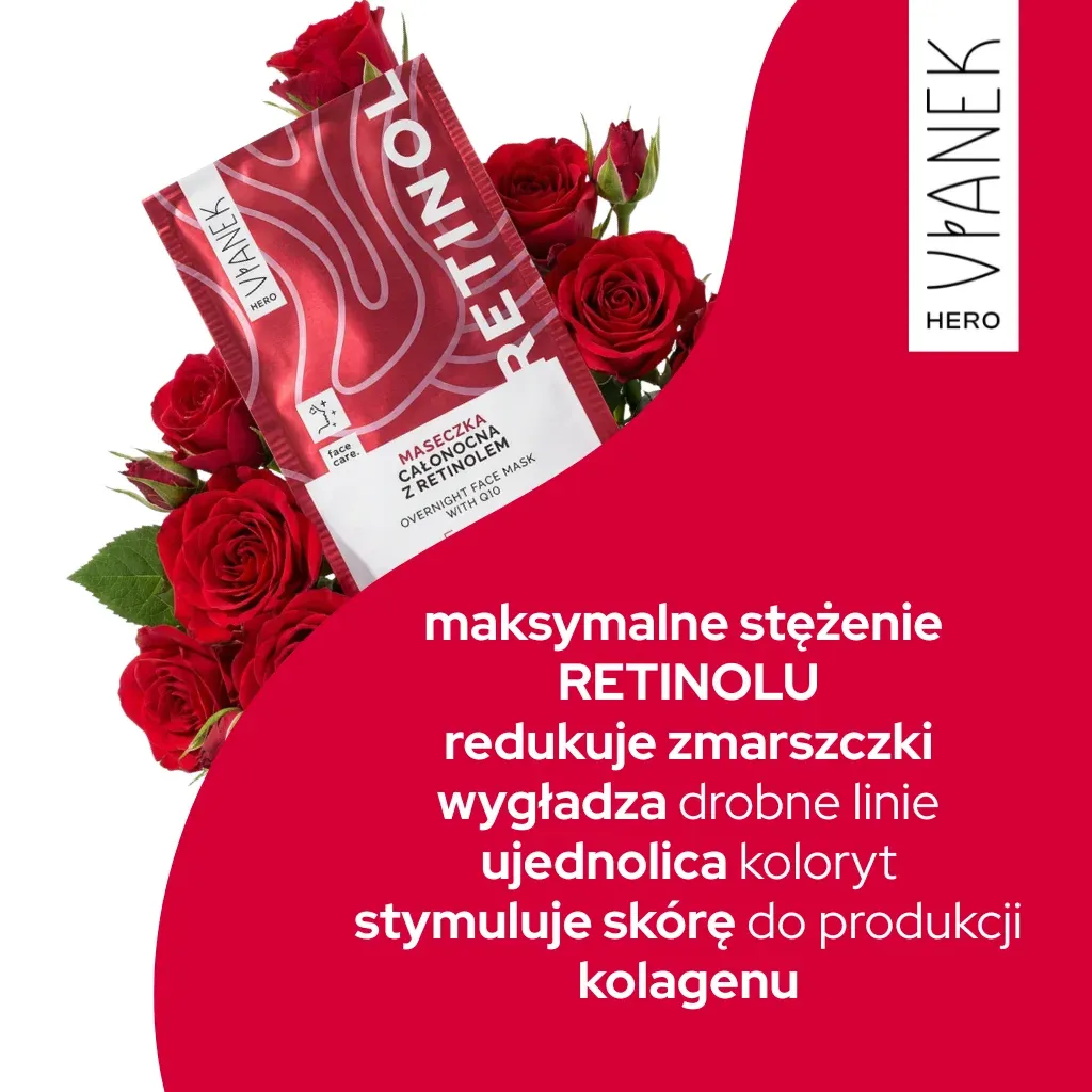 Vianek Hero Retinol natmaske 10 ml sachet