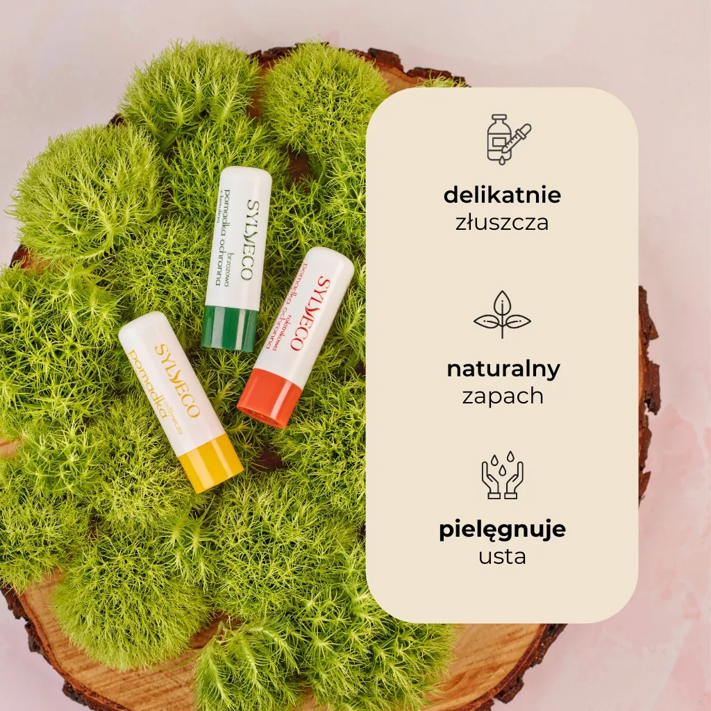 Sylveco nærende læbepomade med peeling 4,6 g