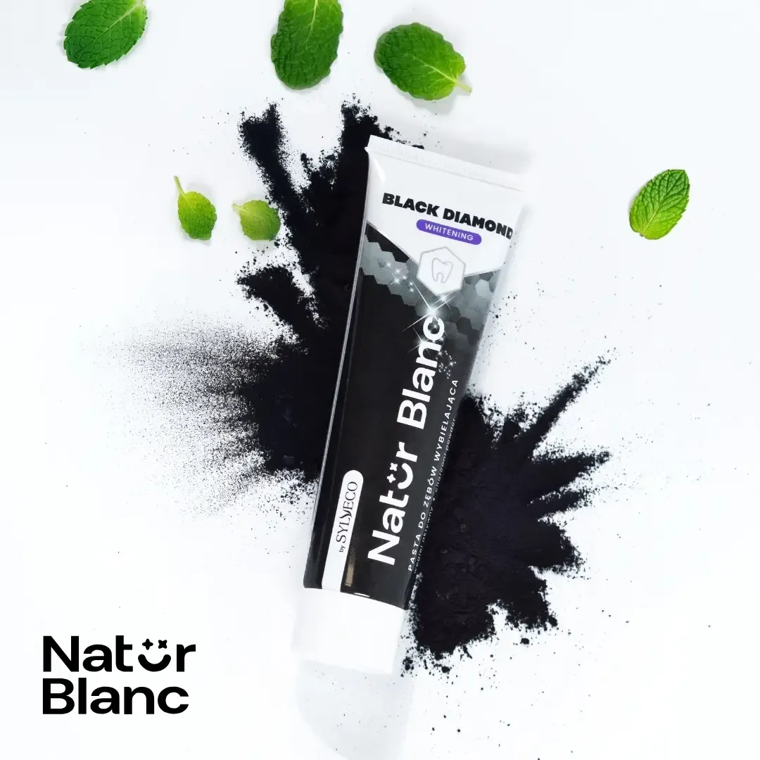 Sylveco Natur Blanc Black Diamond tandpasta aktivt kul