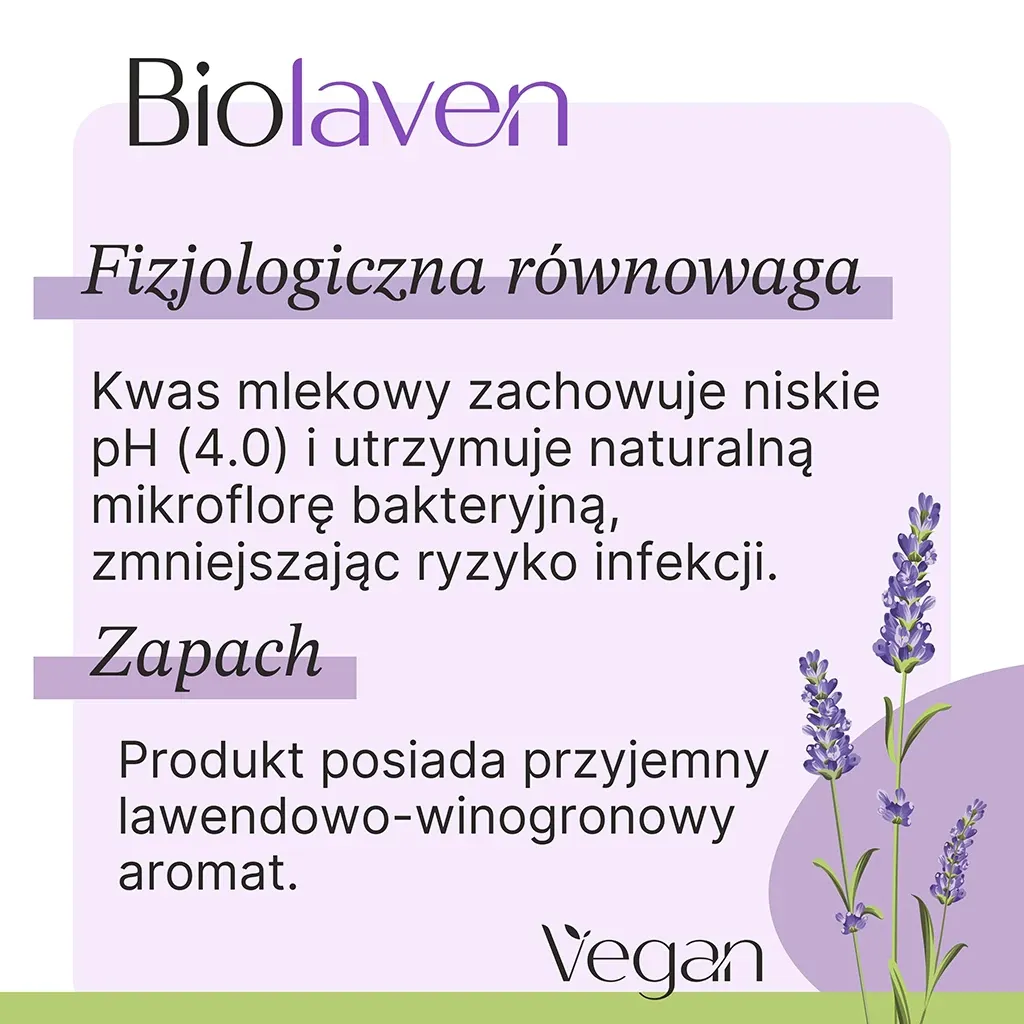 Sylveco Biolaven intimgel lavendel 300 ml pH 4,0