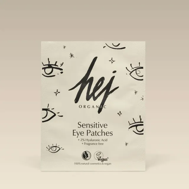 Hej Organic Sensitive Eye Patches øjenmaske 3 ml 1 par