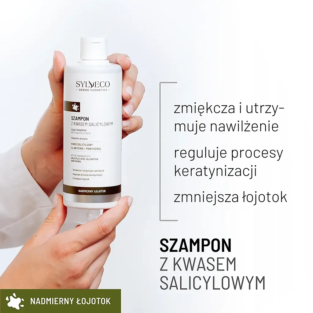 Sylveco Dermo shampoo salicylsyre fedtet hovedbund