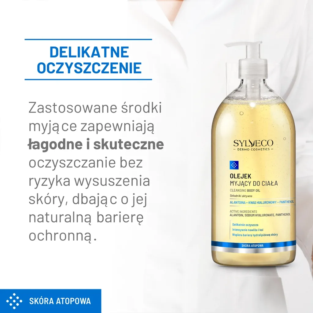 Sylveco Dermo badeolie 1000 ml atopisk hud