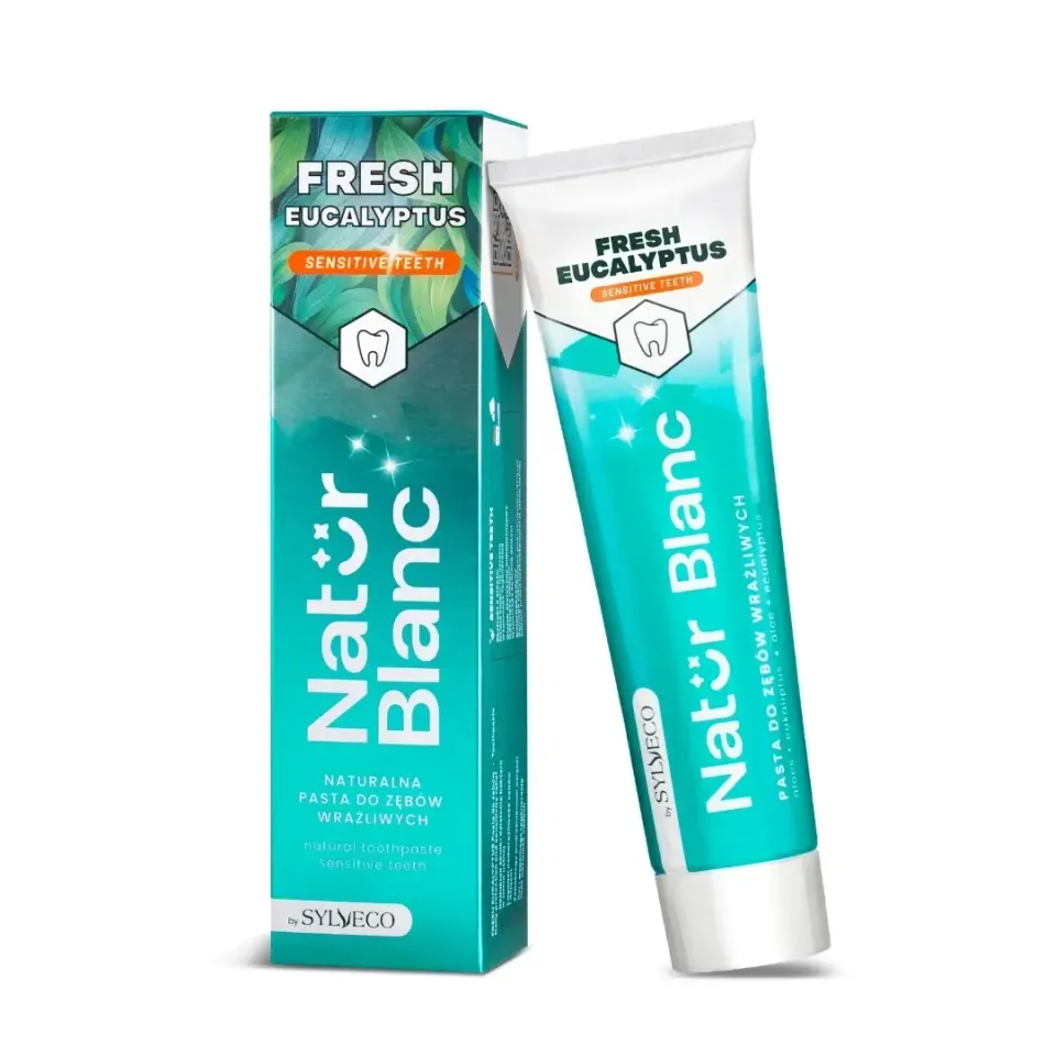 Sylveco Natur Blanc tandpasta Fresh Eucalyptus følsomme
