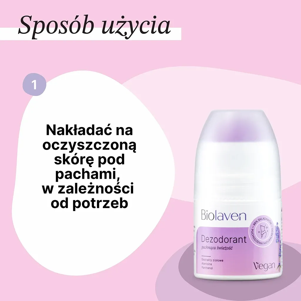 Sylveco Biolaven deodorant naturlig bergamot lavendel