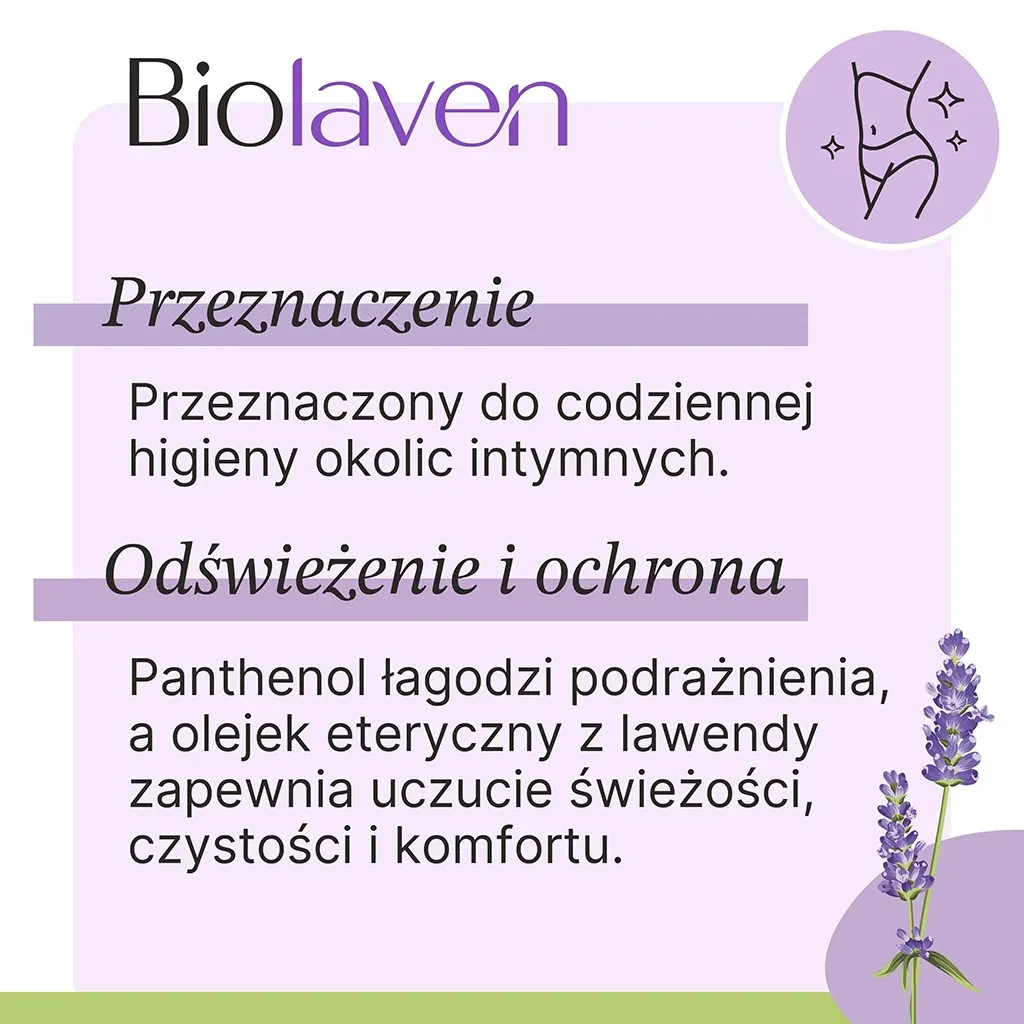 Sylveco Biolaven intimgel lavendel 300 ml pH 4,0