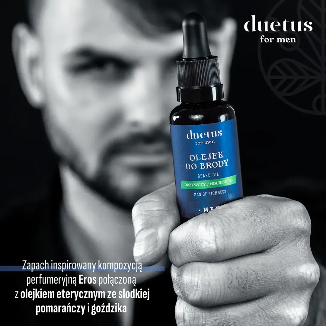 Duetus For Men Man of Richness skægolie argan