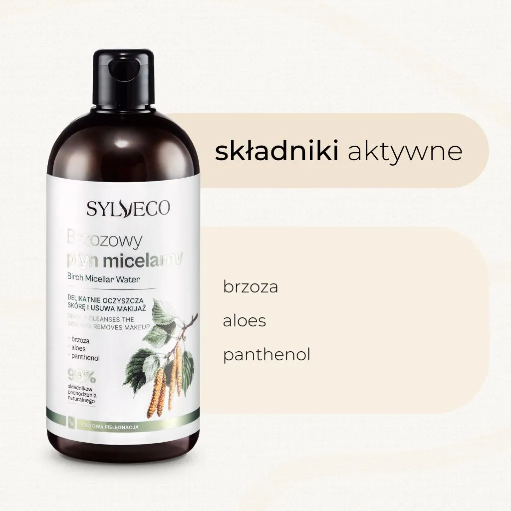 Sylveco birke micellevand mild rens tør hud