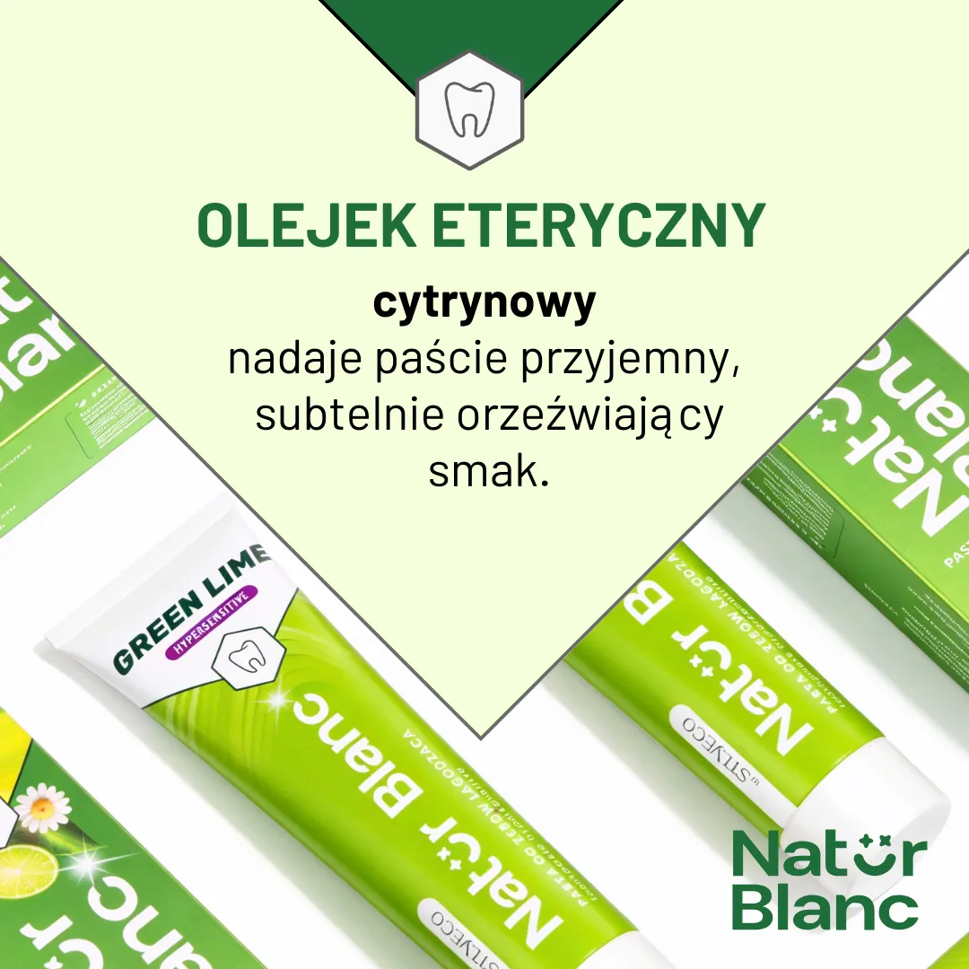 Sylveco Natur Blanc Green Lime tandpasta uden fluor