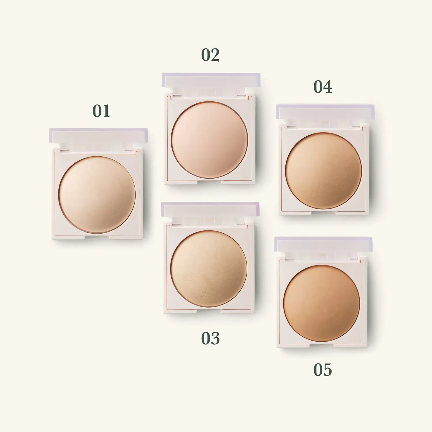 Ecooking Mineral Powder 01 pudder neutral lys