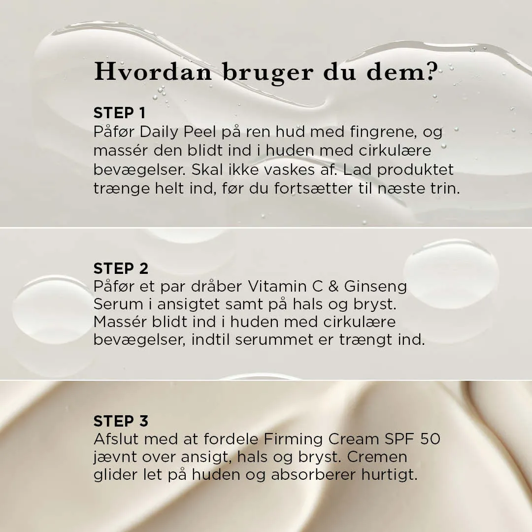 Ecooking Morgenrutine Ansigtssæt Parfumefri Glød