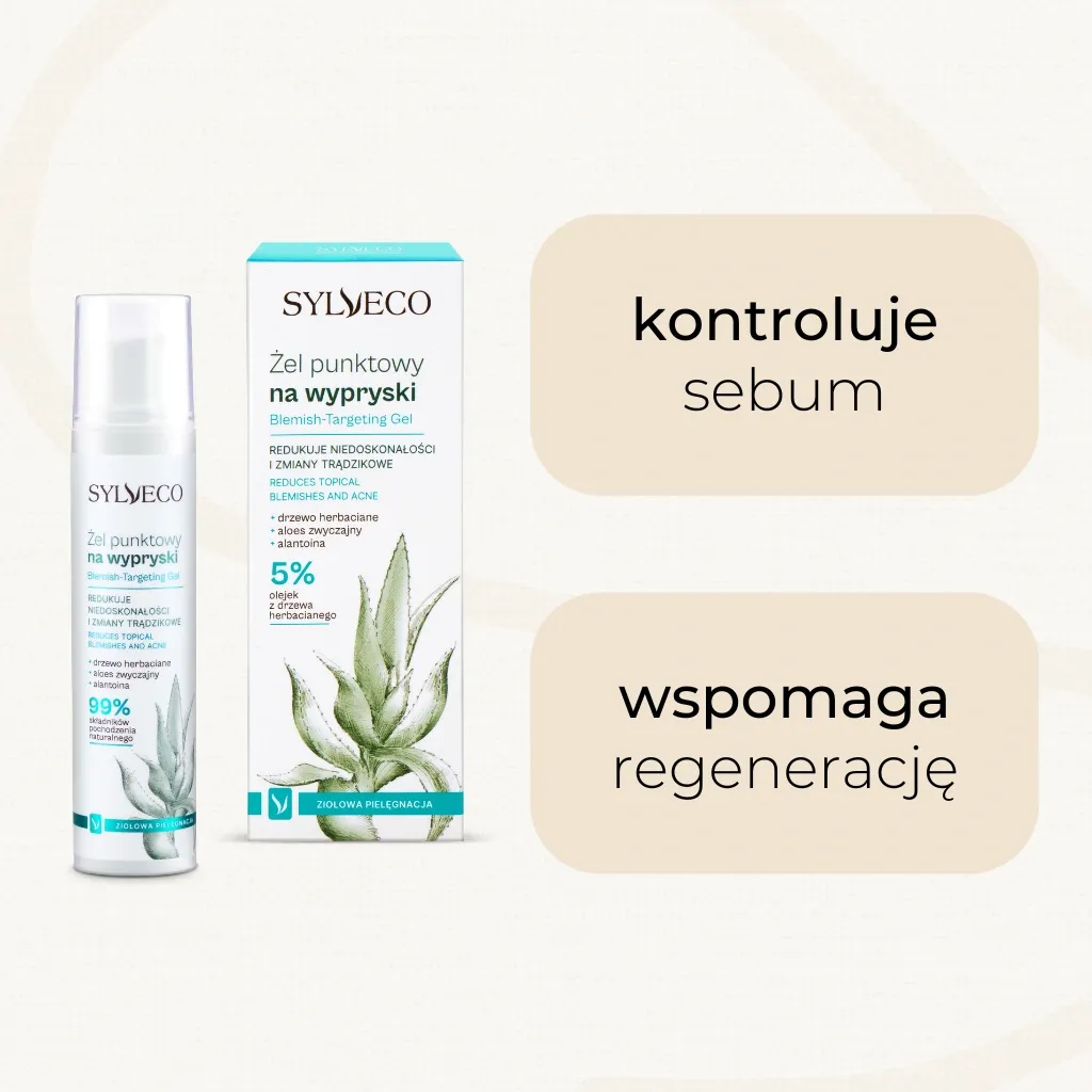Sylveco punktgel mod bumser med tea tree uren hud