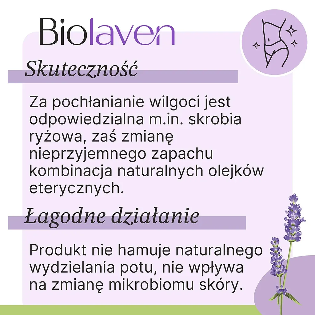 Sylveco Biolaven deodorant naturlig bergamot lavendel