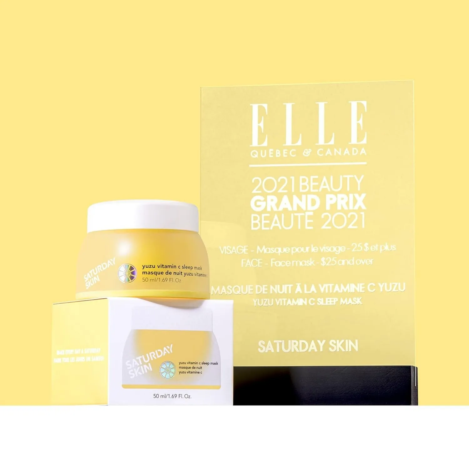 Saturday Skin Yuzu Vitamin C Sleep natmaske 50 ml glød