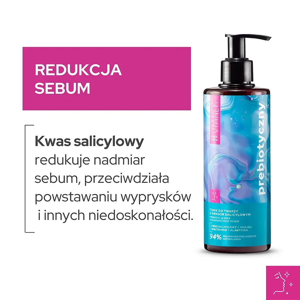 Sylveco Vianek Prebiotisk ansigtstoner salicylsyre