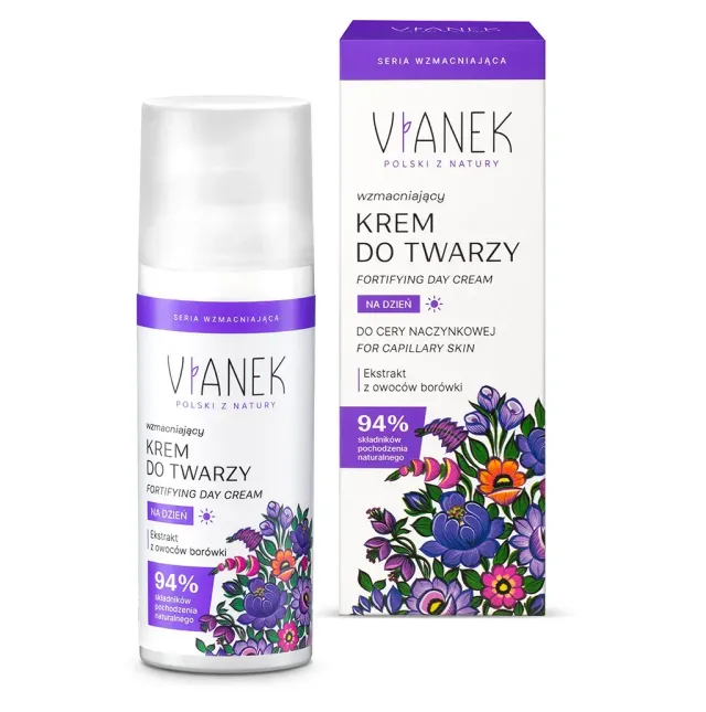 Sylveco Vianek styrkende dagcreme 50 ml rødme