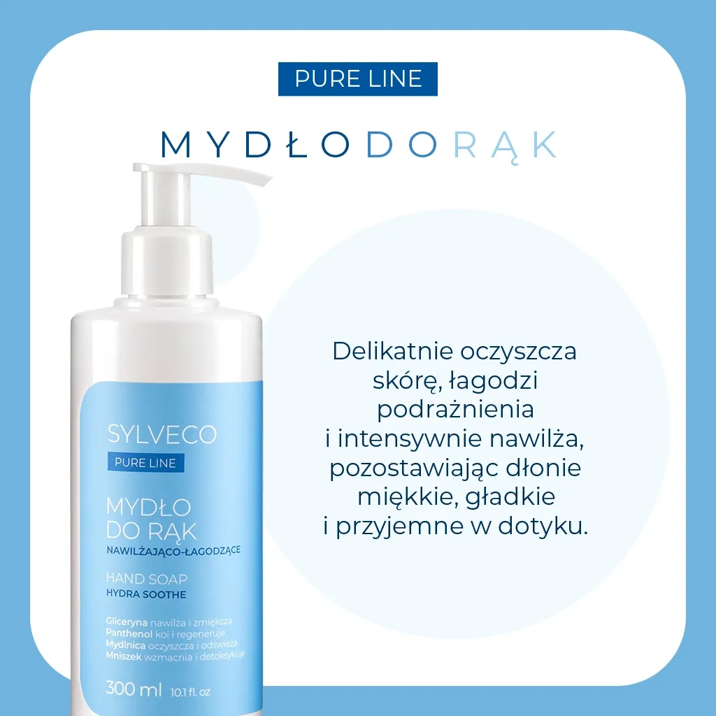 Sylveco Pure Line fugtgivende sæt shampoo sæbe gel