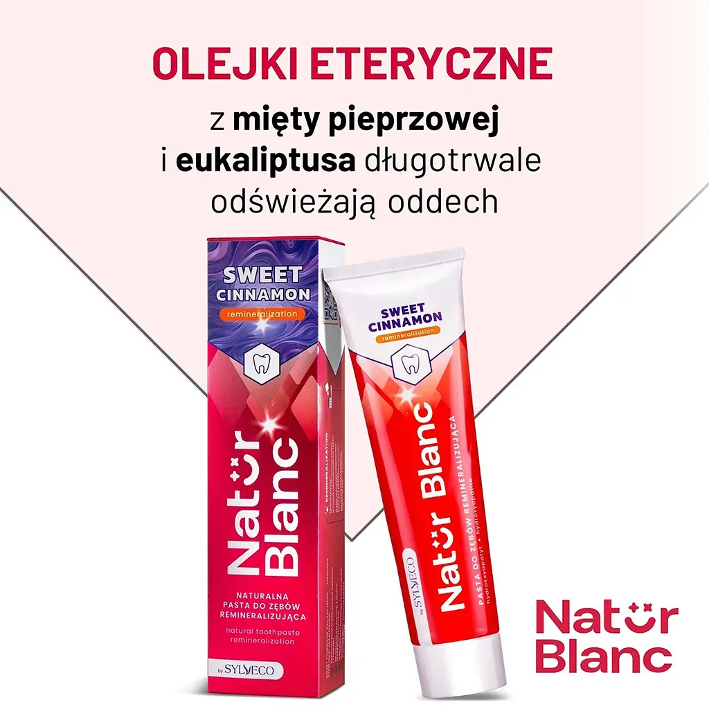Sylveco Natur Blanc Sweet Cinnamon tandpasta hydroxyapatit