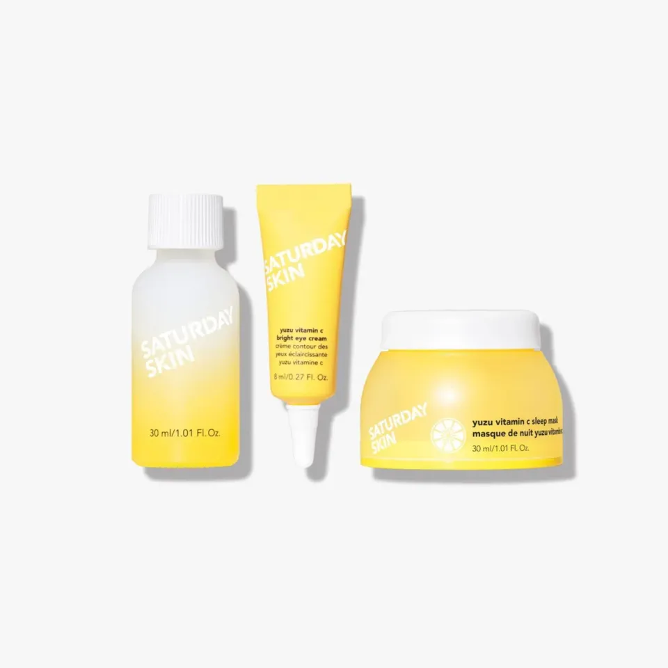 Saturday Skin Yuzu Bright Besties 3-trins sæt mini