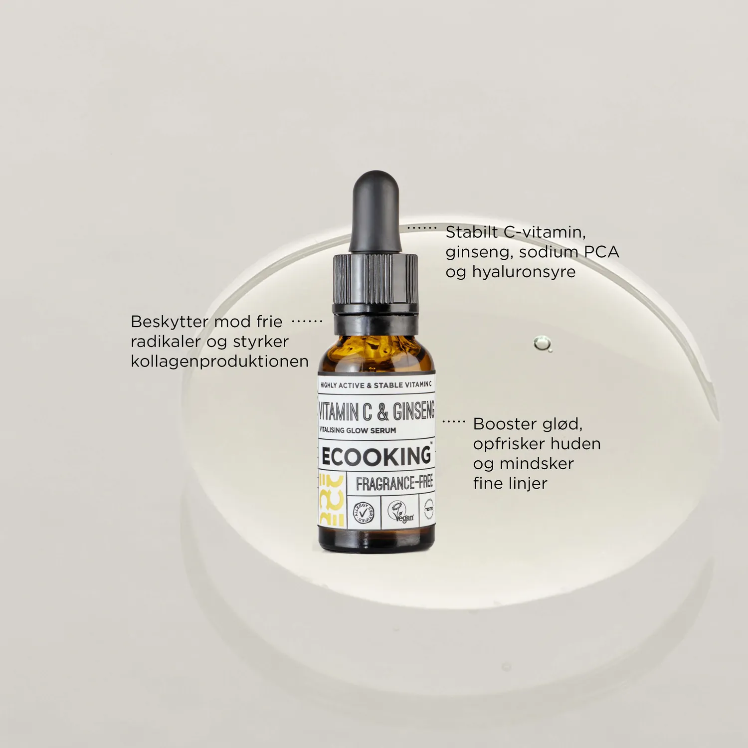Ecooking Vitamin C & Ginseng Serum 4% C-vitamin