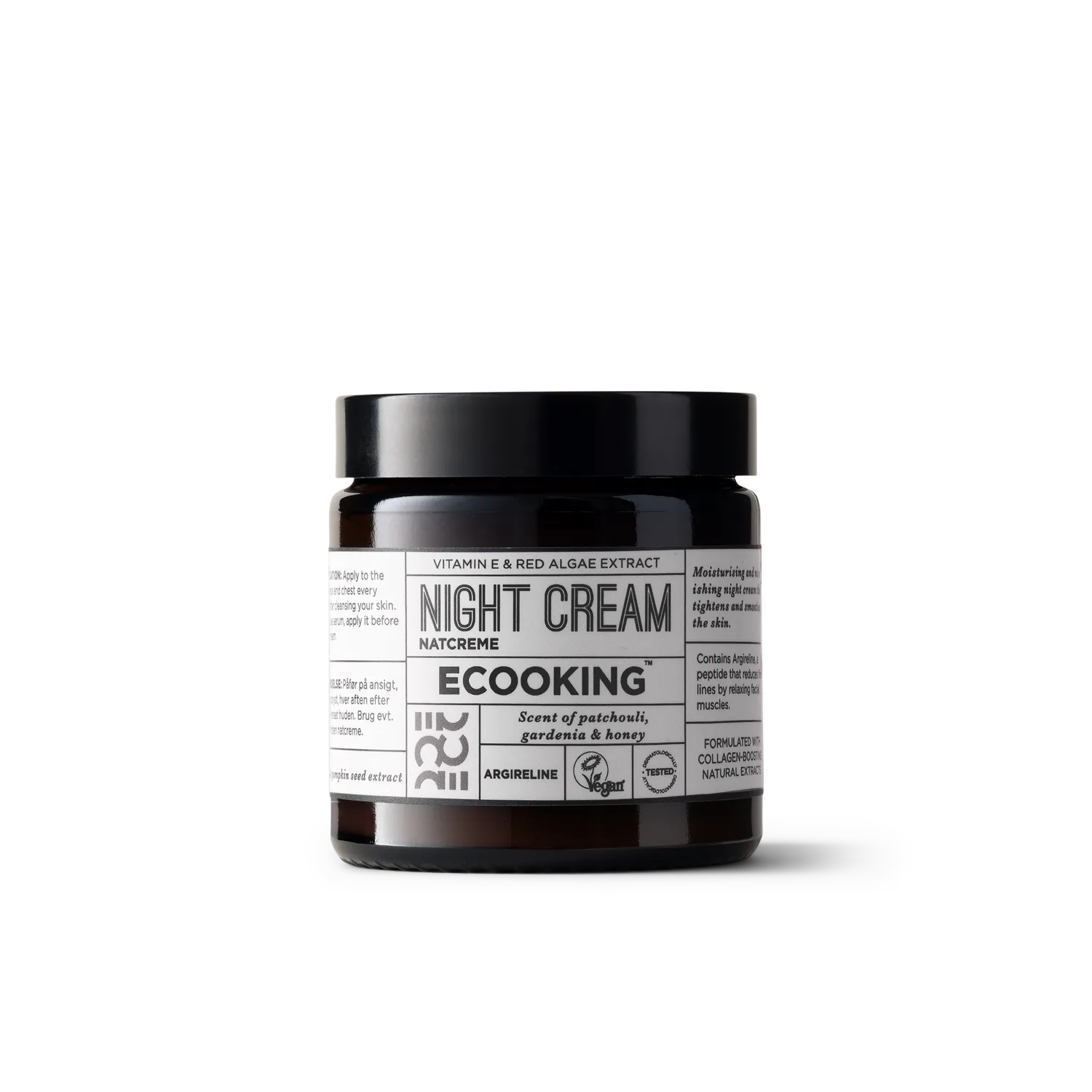 Ecooking Night Cream natcreme 50 ml parfumefri mod fine linjer