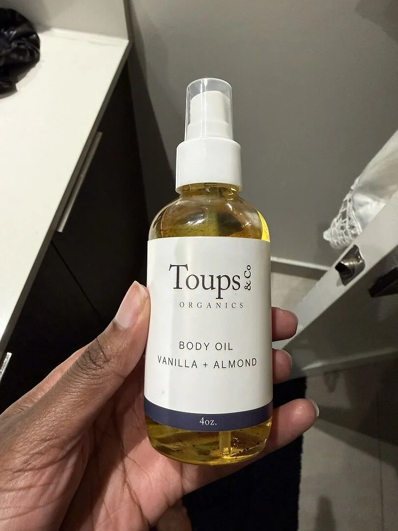 Toups and Co Organic Body Oil kropsolie citrus let fugt