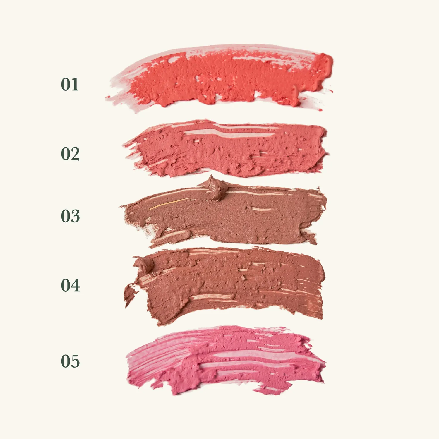 Ecooking Blush creme blush 01 Peach koral glød