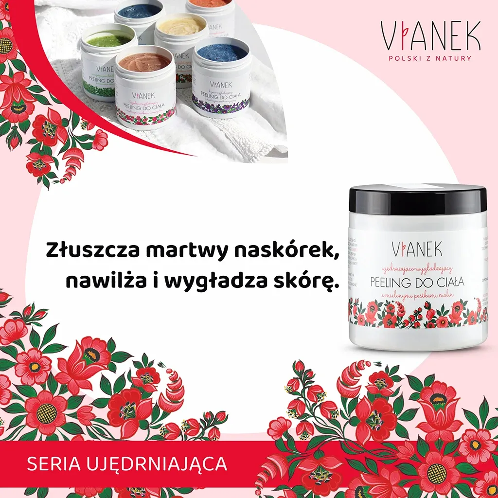 Vianek Opstrammende Bodyscrub med hindbærkerner