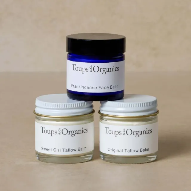 Toups and Co. Organics Travel Tallow Set hudbalm mini 3 dufte