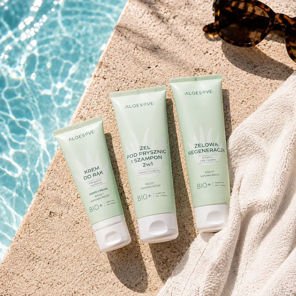 Sylveco Aloesove Hydra Reset kropssæt 3 dele aloe