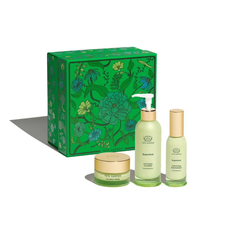 Tata Harper Superkind Soothing Essentials sæt sensitiv hud