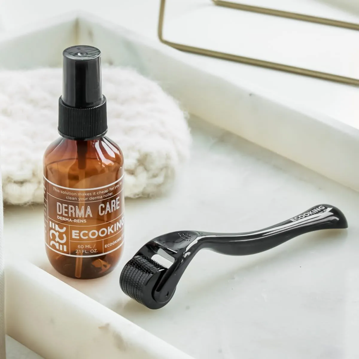 Ecooking Derma Roller 540 mikronåle ansigt