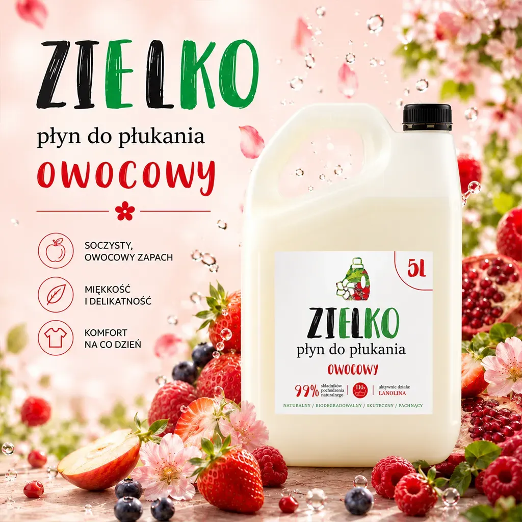 Sylveco Zielko skyllemiddel frugt 5L blødgørende